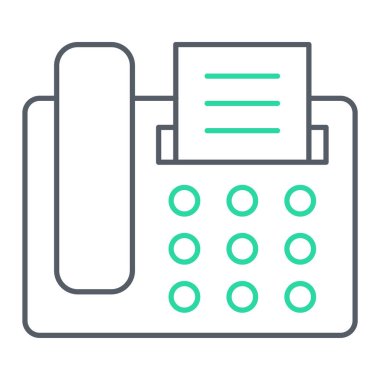 Telefon simgesi vektör illüstrasyonu