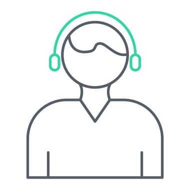 avatar simgesi vektör illüstrasyonu