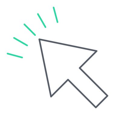 imleç simgesi vektör illüstrasyonu