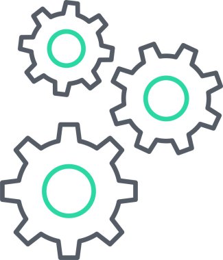 Çarkçı. Web simgesi basit illüstrasyon