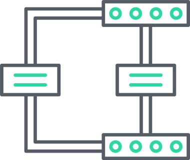 Güç. Web simgesi basit illüstrasyon