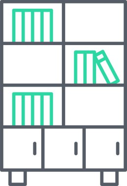 Arşiv. Web simgesi basit illüstrasyon