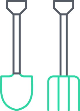 Kürek. Web simgesi basit tasarım