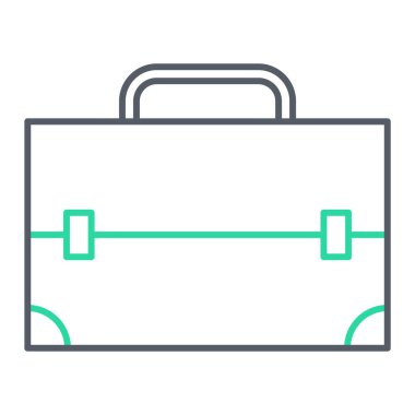 evrak çantası ikonu vektör illüstrasyonu