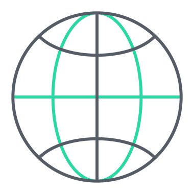 genel ağ simgesi çizimi