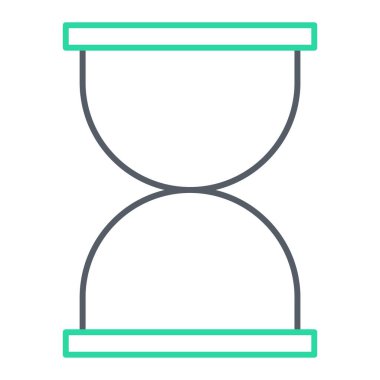 kum saati ikonu vektör illüstrasyonu