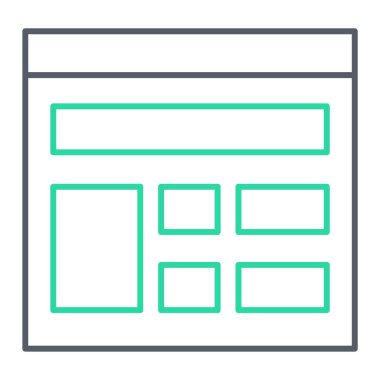 iş simgesi vektör illüstrasyonu