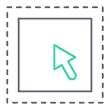 imleç simgesi, vektör illüstrasyonu