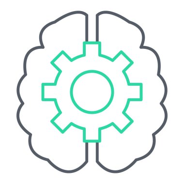 dişli simgesi vektör illüstrasyonu