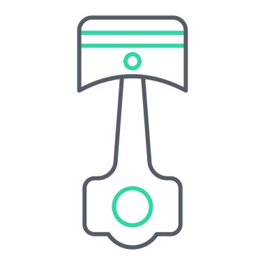 Araba tamir ikonu. Web için elektrikli matkap vektör simgelerinin özet çizimi