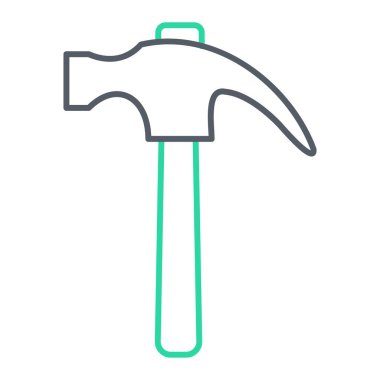 Yapı araçlarının vektör illüstrasyonu simgesi