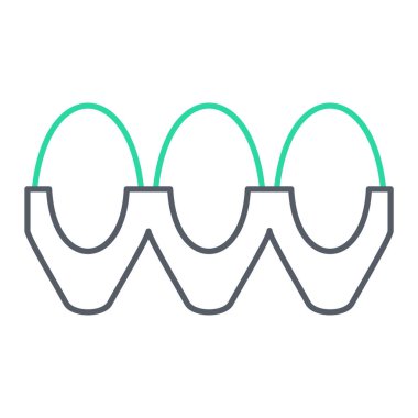 Bir b-tac 'ın vektör illüstrasyonu