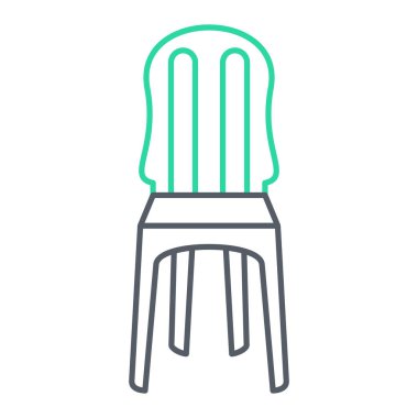 Tenis topu ikonu vektör illüstrasyonu