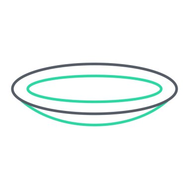 Yiyecek ve içecek sembolünün vektör çizimi