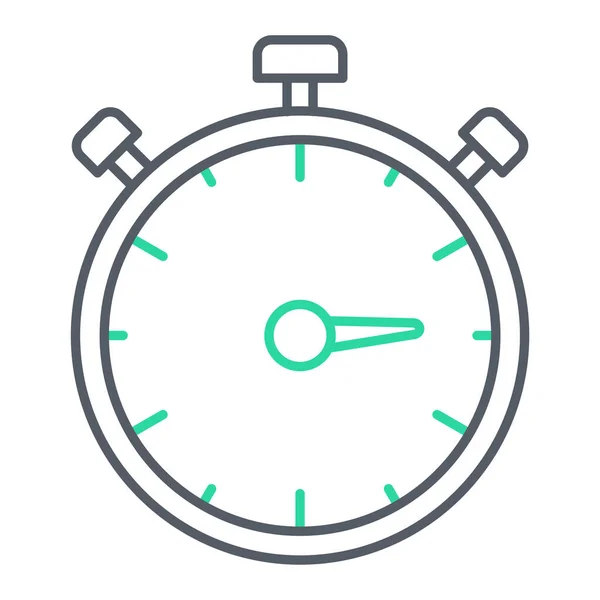 Stopwatch Icono Vector Ilustración — Archivo Imágenes Vectoriales