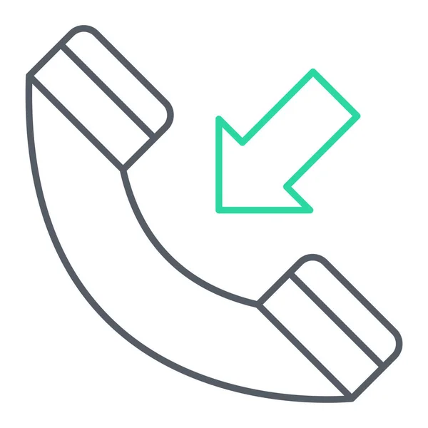 Anruf Symbol Einfache Illustration Von Vektor Symbolen Für Taxis Web — Stockvektor