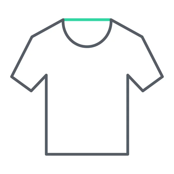 Shirt Symbol Skizzenvektorillustration — Stockvektor