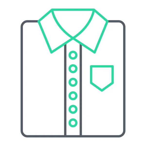 Shirt Icoon Eenvoudige Illustratie Van Kleding Vector Symbool Voor Web — Stockvector