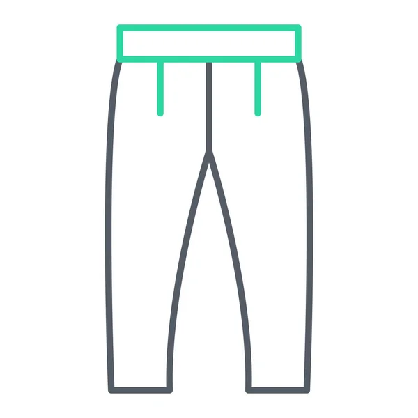 Pantalon Icône Vectoriel Illustration — Image vectorielle