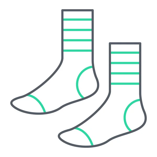 Vector Illustration Socks Web — Vettoriale Stock