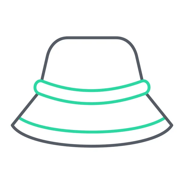 Hat Icon Outline Illustration Accessory Vector Icons Web — Image vectorielle