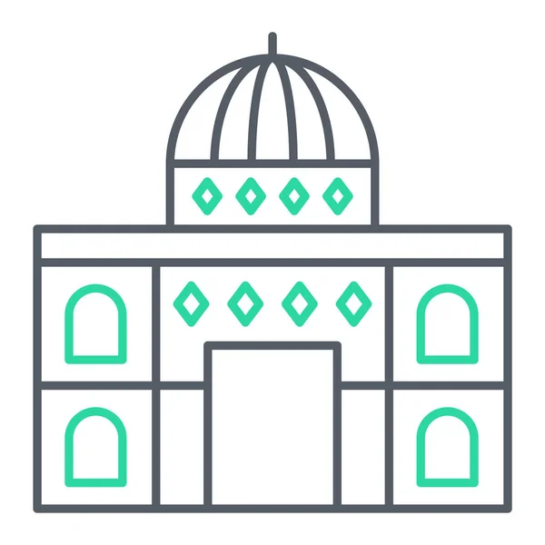 Церква Веб Іконка Проста Ілюстрація — стоковий вектор