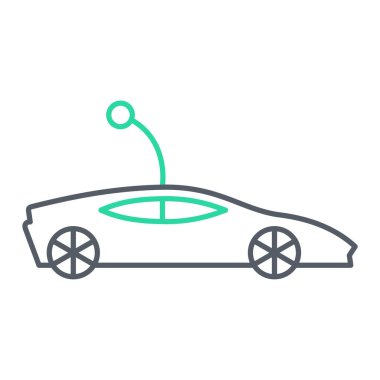 araba simgesi vektör illüstrasyonu