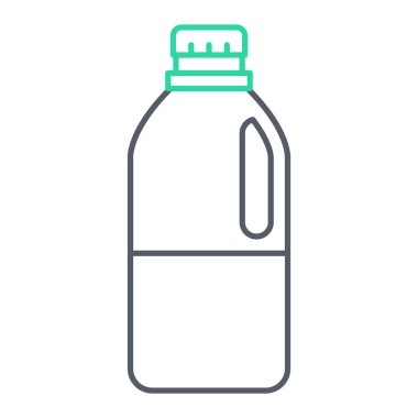 Şişe simgesi. Web için su pompası vektör simgelerinin basit gösterimi