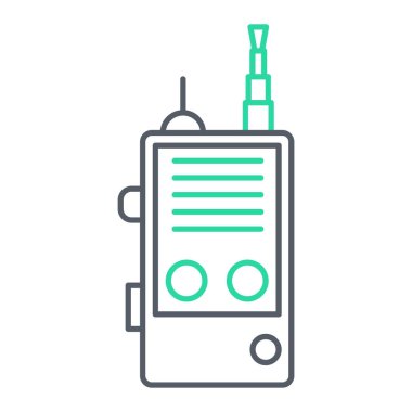 robot ikon vektör illüstrasyonu