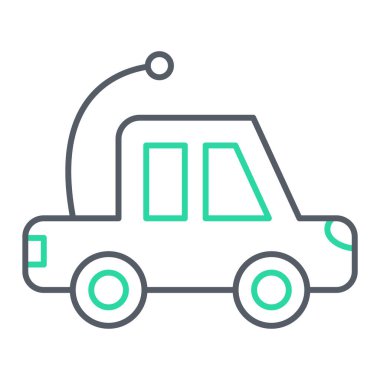 araba simgesi vektör illüstrasyonu