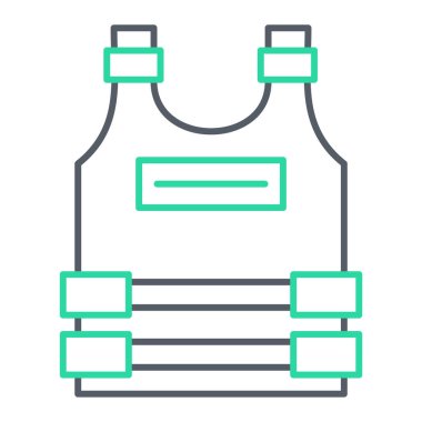 Koruyucu yeleğin vektör çizimi