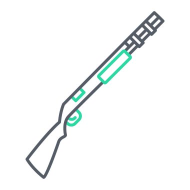 Silah simgesinin vektör illüstrasyonu