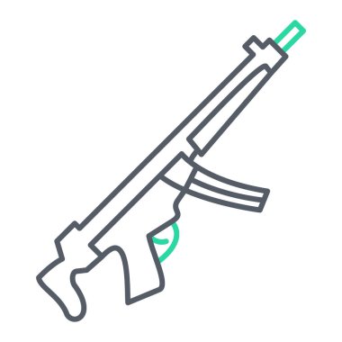 silah simgesi vektör illüstrasyonu