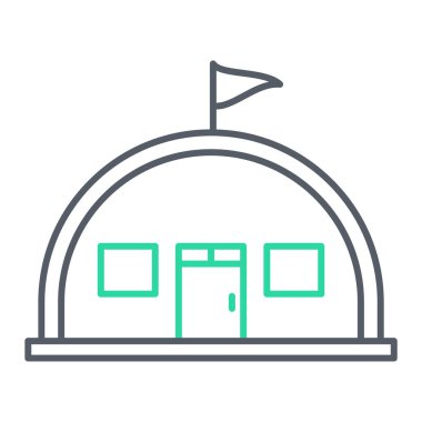 Mahkeme simge vektör çizim