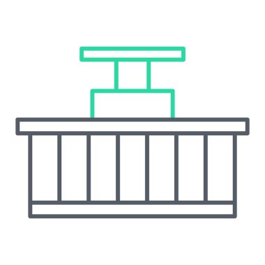 tren simgesi vektör illüstrasyonu