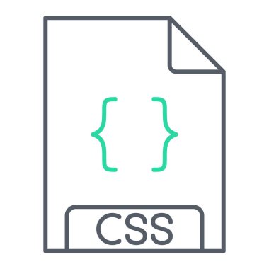 dosya biçimi simgesi, vektör illüstrasyonu