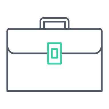 evrak çantası ikonu vektör illüstrasyonu