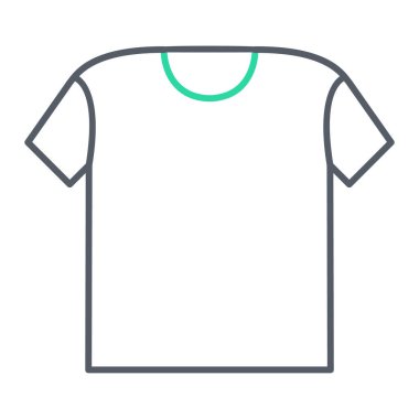 t-shirt simgesi, vektör illüstrasyonu