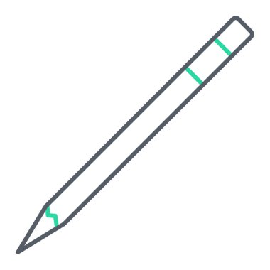 Kalem simgesi. vektör illüstrasyonu