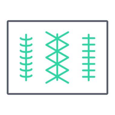 futbol ikonu vektör illüstrasyonu