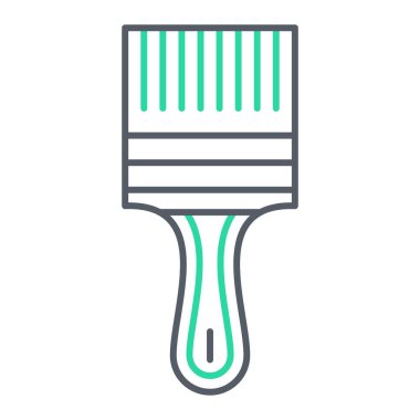 boya fırçası ikonu. vektör illüstrasyonu