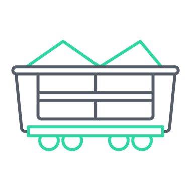 Sepet ikonu vektör illüstrasyonu