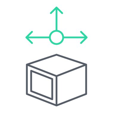 seo modern simgesinin vektör illüstrasyonu