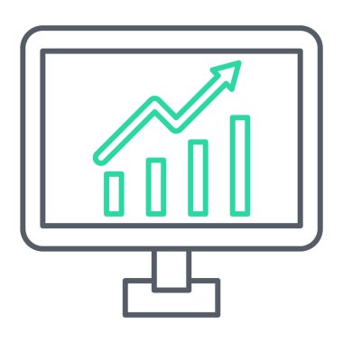 seo modern simgesinin vektör illüstrasyonu