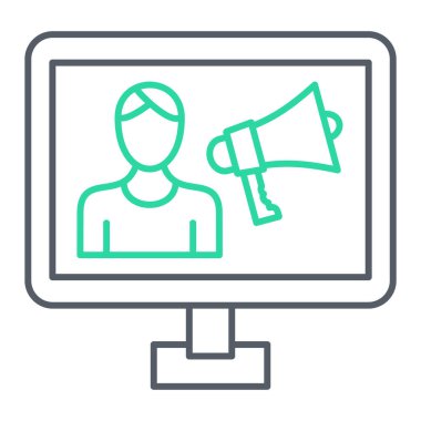 seo modern simgesinin vektör illüstrasyonu