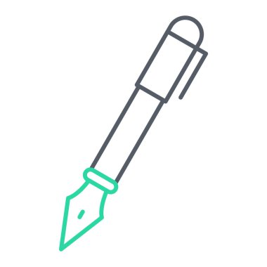 kalem simgesi vektör illüstrasyonu