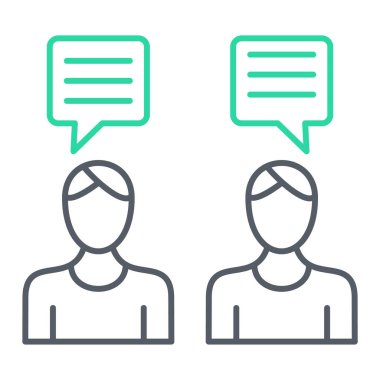 İnsan simgesinin vektör illüstrasyonu