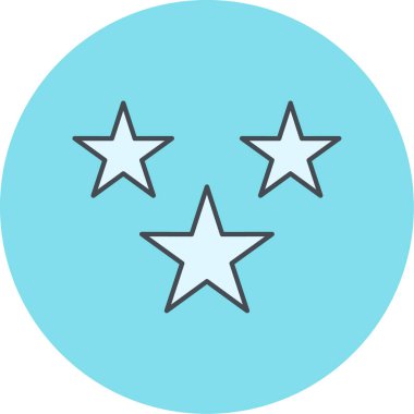 yıldız simgesi vektör illüstrasyonu