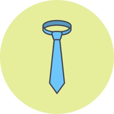 Kravat. Web simgesi basit illüstrasyon