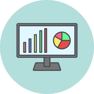 seo modern simgesinin vektör illüstrasyonu